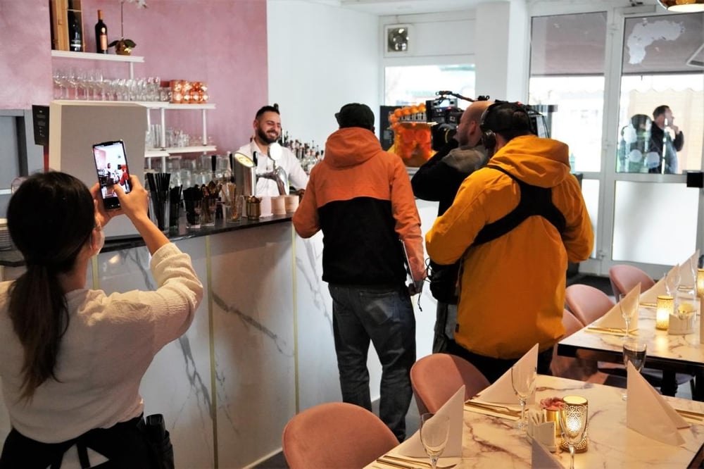 Foto RTL - Mein Lokal Dein Lokal - Dreharbeiten im Café Couture in Peine