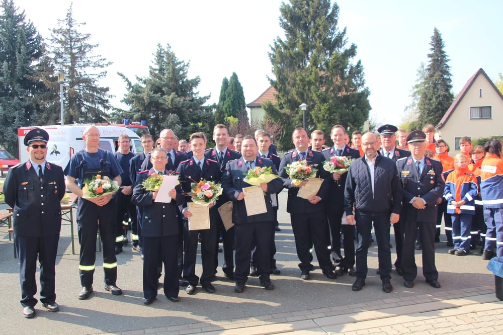 Auszeichnung, Beförderung, Ehrung #Feuerwehr Hohenmölsen