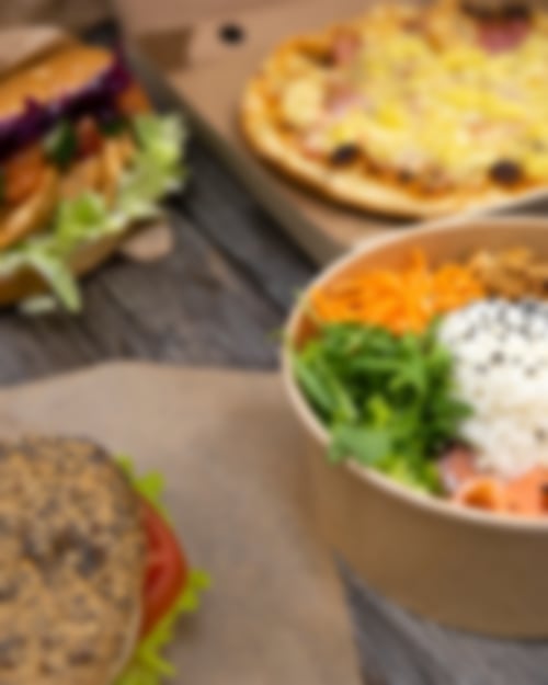 Gesunde Küche: frische Burger, Bowls, Salate, Pizza und Döner