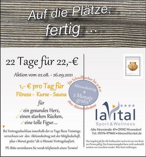 Aktuell | laVital Sport- und Wellness-Hotel