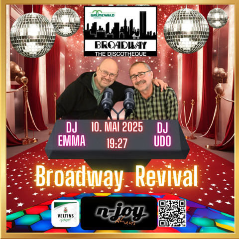 Broadway "80er Revival-Party" m Paradiso