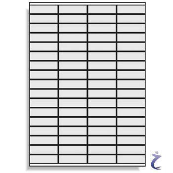 Universal Etiketten 52,5 x 16,9 mm Vorlage