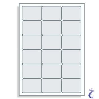 Universal Adressetiketten 63,5 x 46,6 mm Vorlage