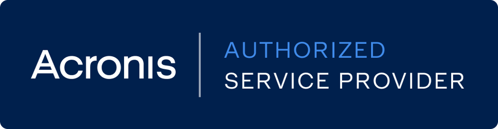 Acronis authorized service provider Logo