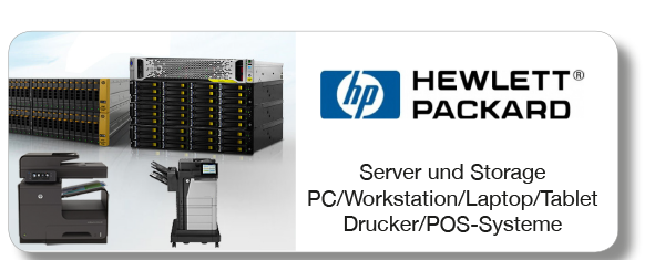 Zur Produktseite für Server und Storage von HP Enterprise sowie PC, Workstation, Laptop, Tablett, Drucker und POS-Systeme von HP Inc.  *noch im Aufbau*
