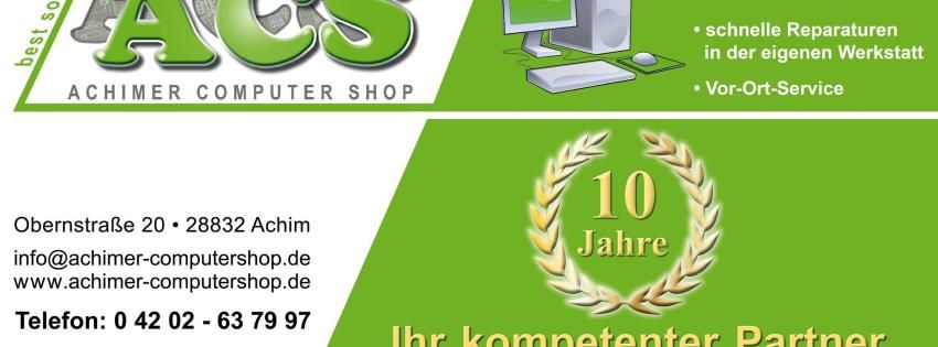 Herzlich Willkommen! | Achimer Computer Shop