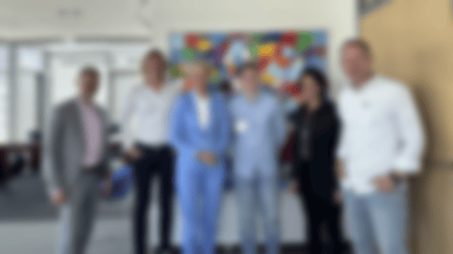 vlnr: Jan Irlenkaeuser, Kirsten Altevogt, Dorothee Feller, Marvin Liedmeyer, Dr. Tanja Reinlein, Dieter van Acken