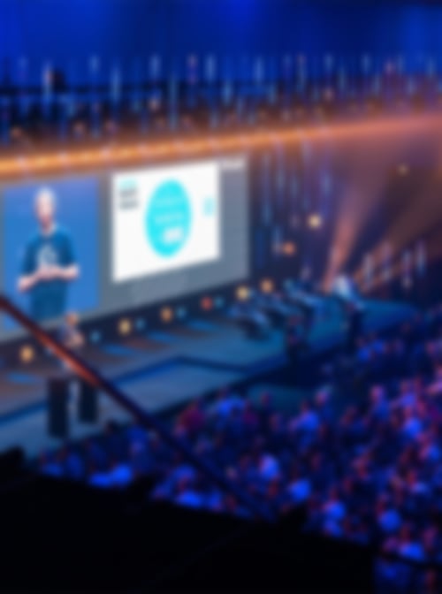 Die große Bühne: Im Atrium wird jede Präsentation zu einer atemberaubenden Show. 