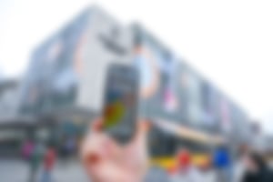 Die Stadthof Hanau SuperApp vor dem Stadthof