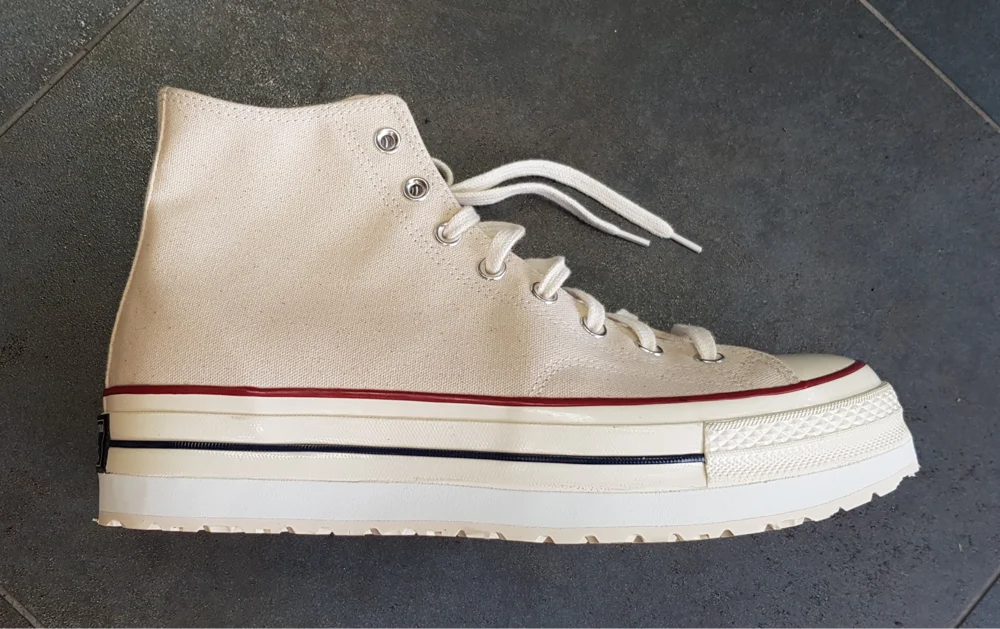Chucks mit Plateau-Sohlen