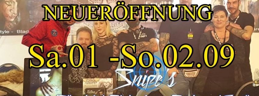 Aktuelle Termine | Snipe's Tattoo Artists