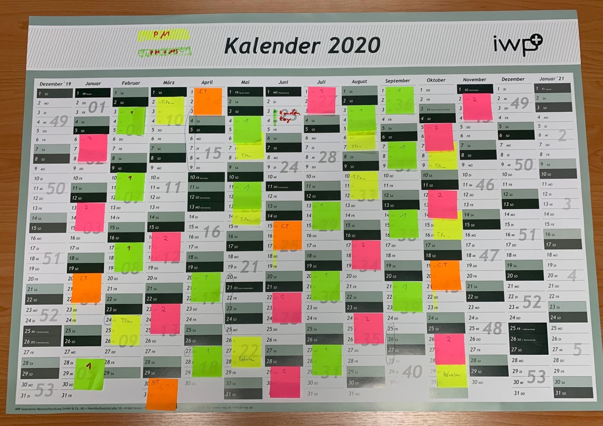 Veranstaltungen - Kalender