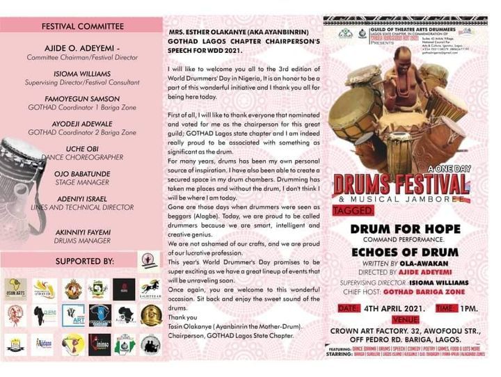 Aktuell | Weltschlagzeugertag - World Drummers'