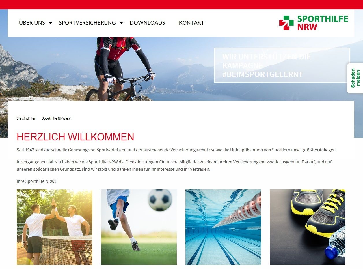 Sport-Schadenmeldung | TuS Westfalia Vorhelm e.V.