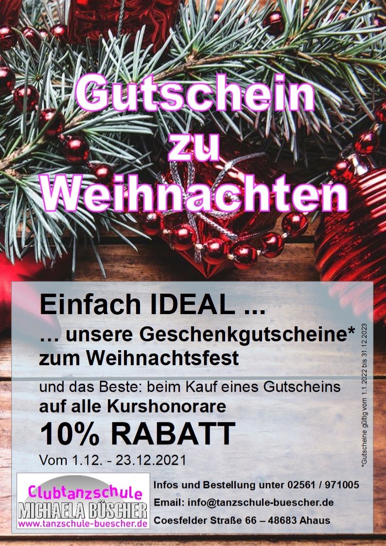 Aktuell | Clubtanzschule Michaela Büscher