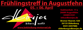 Impressum | Börjes Bikers Outfit Augustfehn GmbH & Co KG