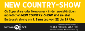 Neues von CMN.de | NEW COUNTRY-SHOW beim bermuda.funk