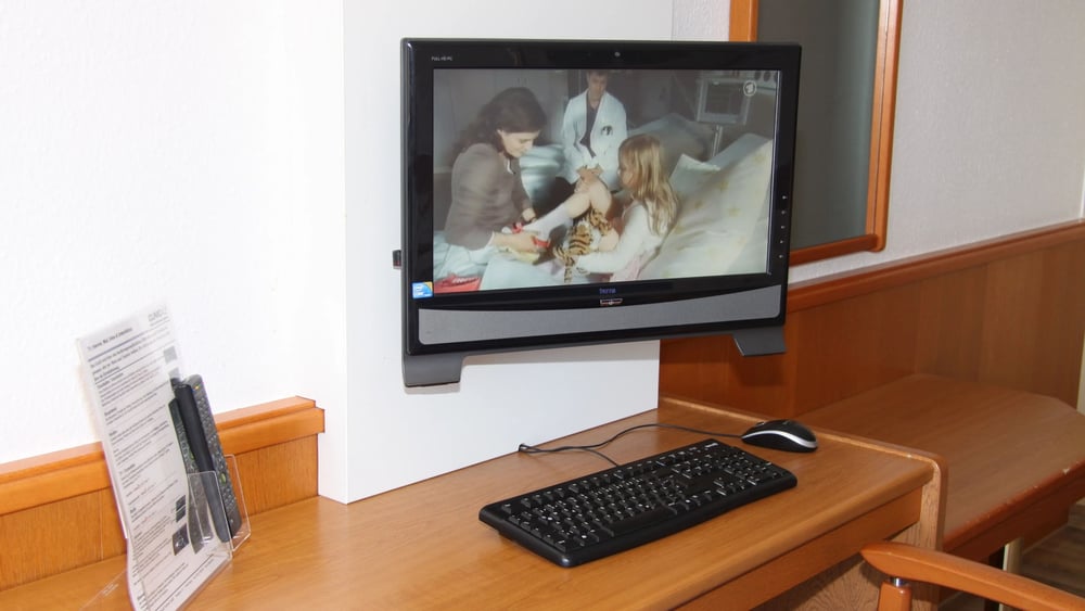 Smart Tv im Einzelzimmer Klinik Solequelle