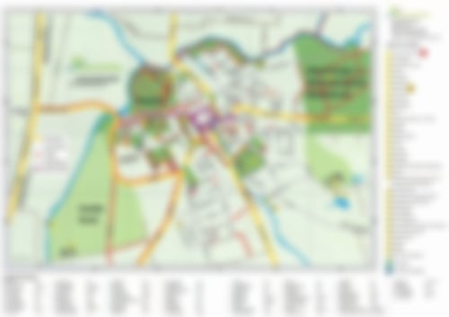 Übersichtskarte vom Kurort Bad Westernkotten