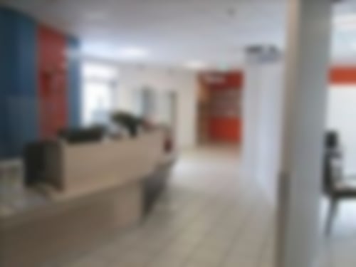 Der Empfangsbereich in unserem MediVital Therapiezentrum