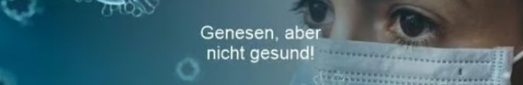 Corona Bild Frau mit Maske