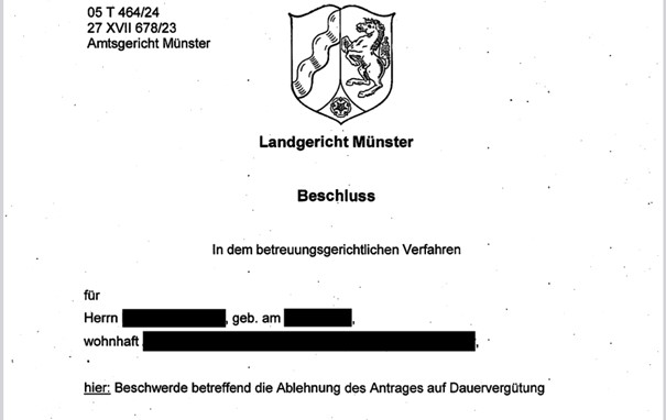 📌 Dauervergütungsantrag: Amtsgericht: nein ./. Landgericht: doch!