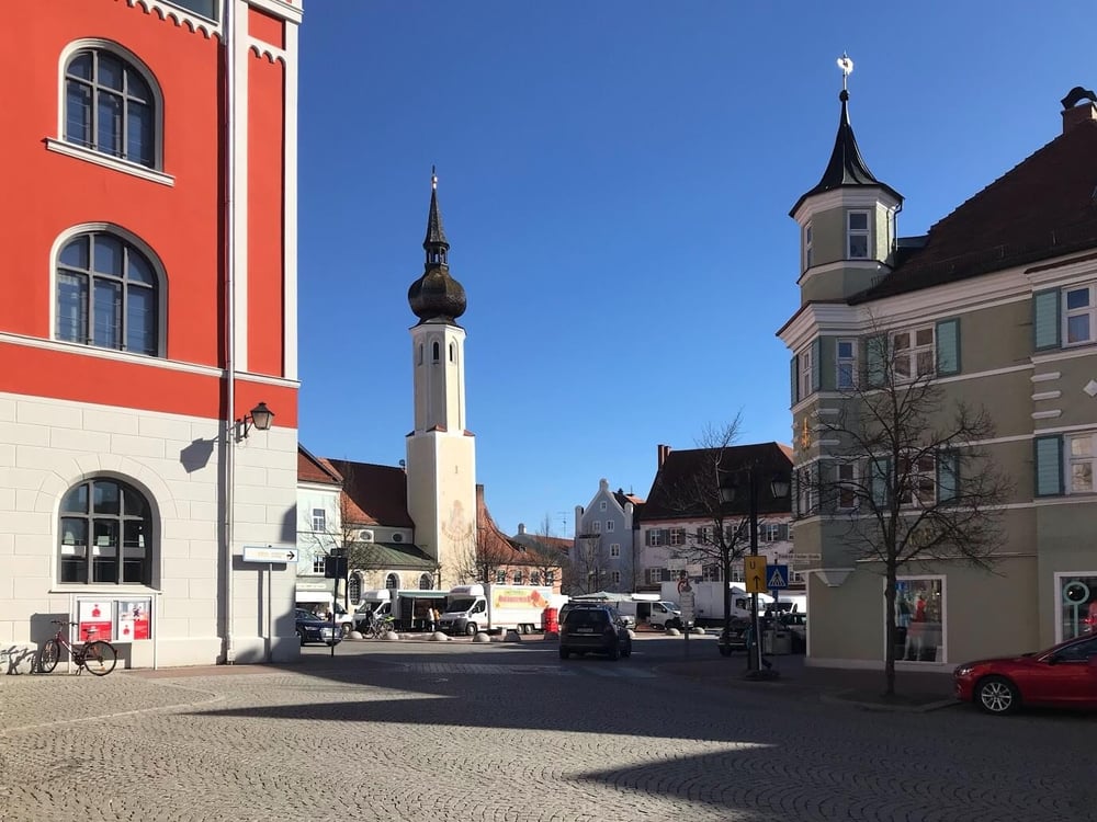 Stadt Erding Marktplatz