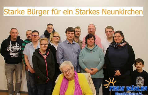Tätigkeiten des Vereins Freie Wähler Neunkirchen e.V. Im Jahr 2019