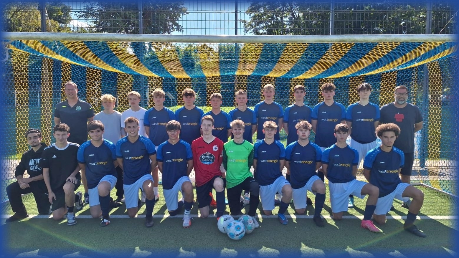 Das Foto zeigt die A-Junioren in der Saison 2023/2024.