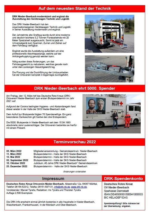 Aktuell | DRK OV Nieder-Beerbach