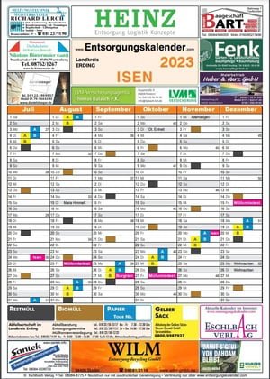 Entsorgungskalender 2021 | Isen Infos