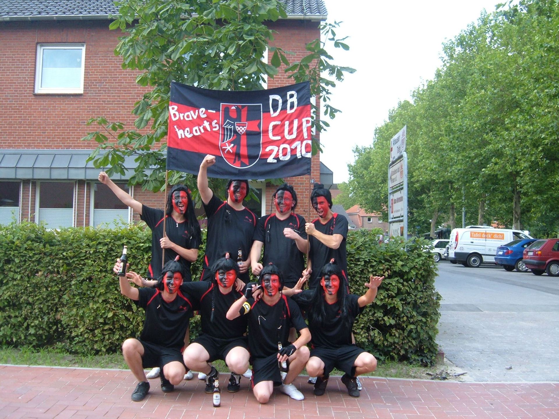 Bravehearts Dodgeball-Team in Bildern