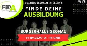 Anmelden | FIDA - Finde deine Ausbildung!