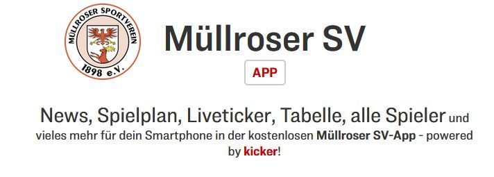 MSV-App | muellroser-sv.de