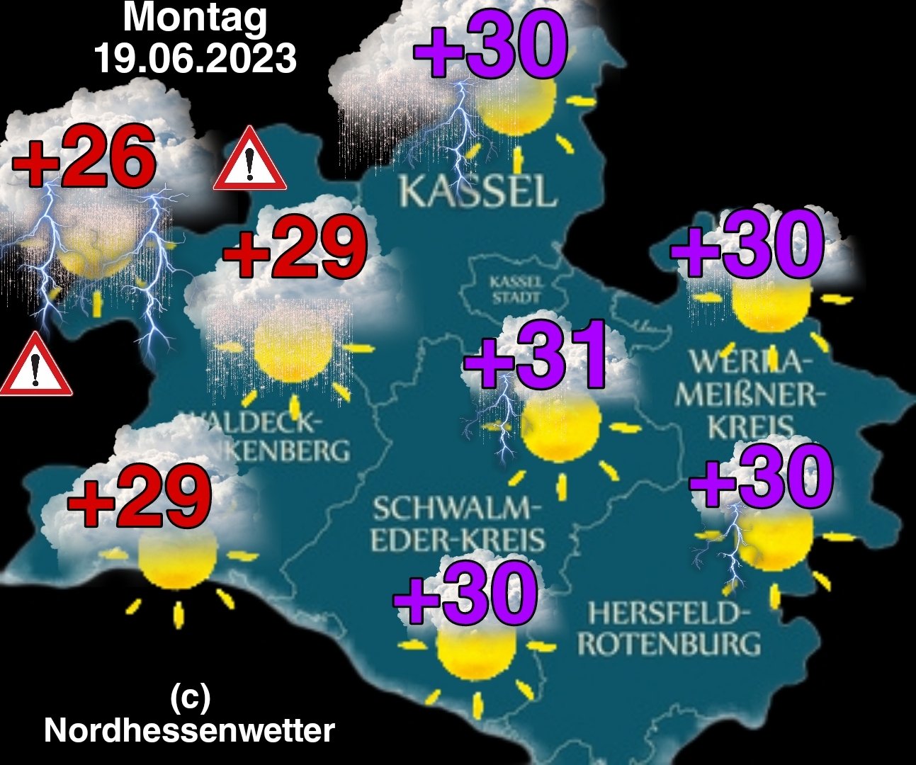 Gewitter-Spezial: Montag Lokal Begrenzt Gewitter/Starkregenschauer