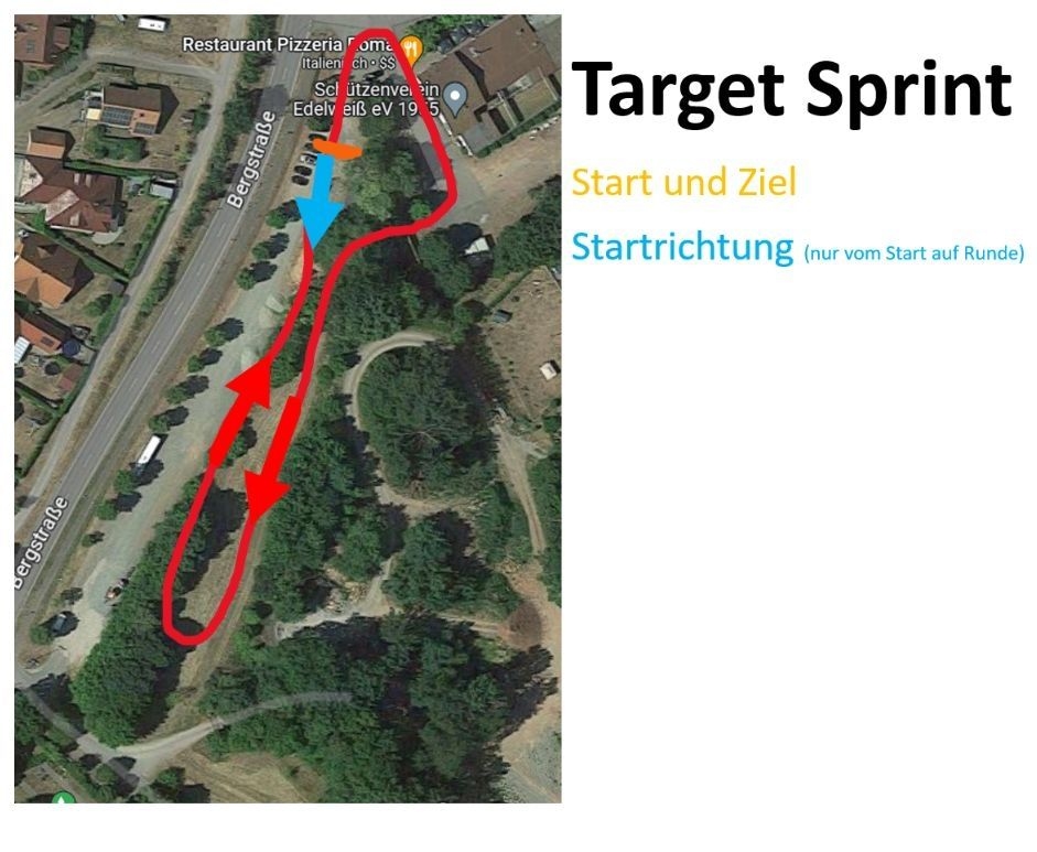 Streckenplan Target Sprint Steinwenden