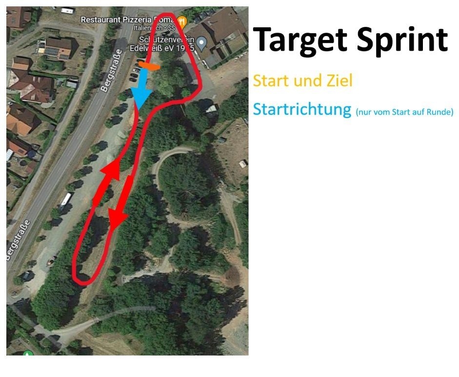 Streckenplan Target Sprint Steinwenden 