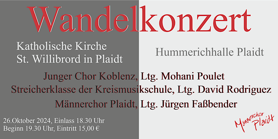 Chor- und Orchesterkonzert in Plaidt