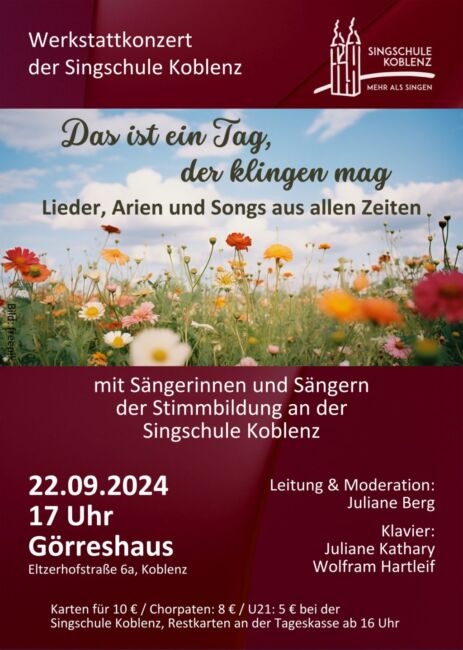 Chorkonzert in Koblenz
