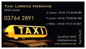 Termine | Taxi Lorenz Meerane