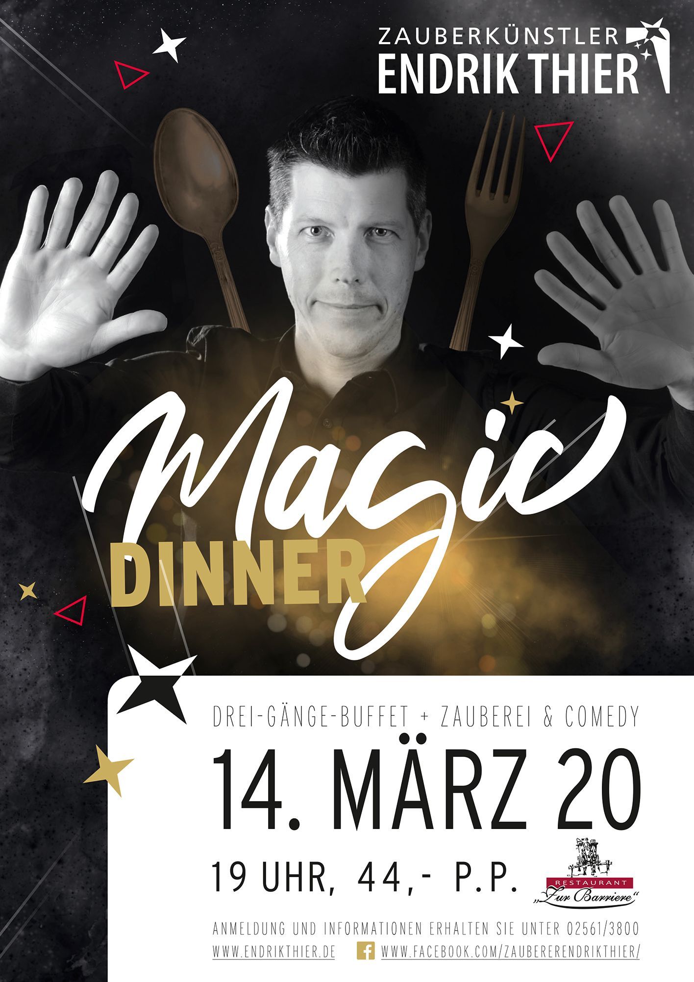 Magic Dinner Show | Endrik Thier Zauberkünstler