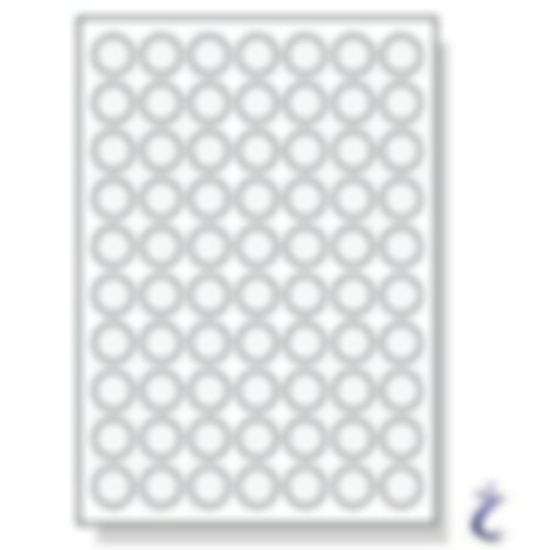 Runde Etiketten Vorlage 24mm Durchmesser