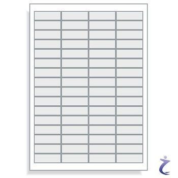 Universal Etiketten 48,5 x 16,9 mm Vorlage