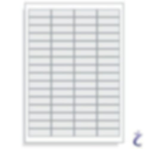 Universal Etiketten 48,5 x 16,9 mm Vorlage