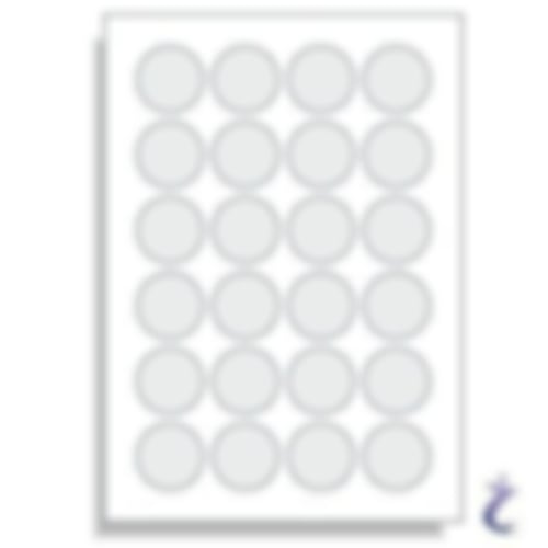 Runde Etiketten Vorlage 40mm Durchmesser