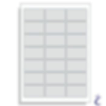 Universal Adressetiketten 63,5 x 38,1 mm Vorlage