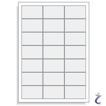 Kleine Adressaufkleber 63 x 39,5 mm Vorlage