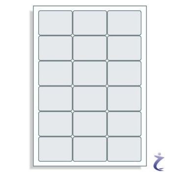 Universal Adressetiketten 63,5 x 46,6 mm Vorlage