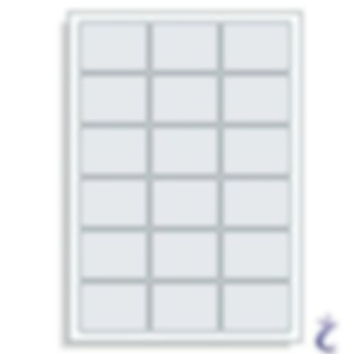 Universal Adressetiketten 63,5 x 46,6 mm Vorlage