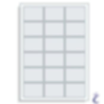 Universal Adressetiketten 63,5 x 46,6 mm Vorlage